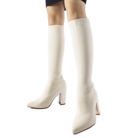 Bež čizme na visoku petu iz Conwaya