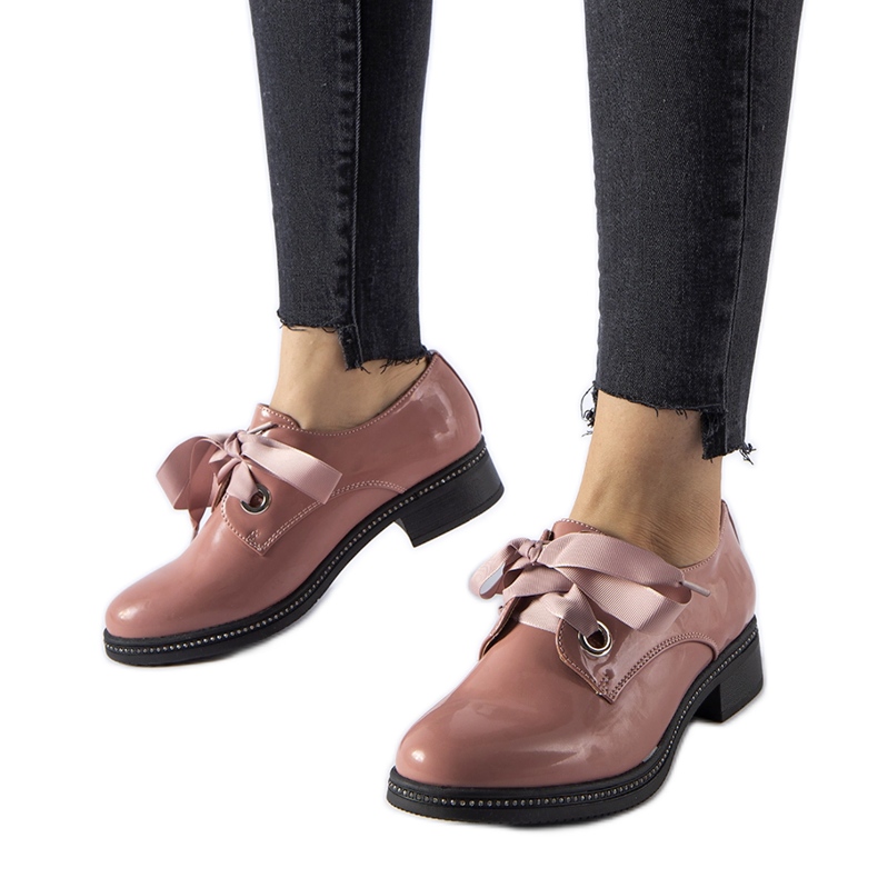 Ružičaste cipele s Povegliano kamenčićima ružičasta