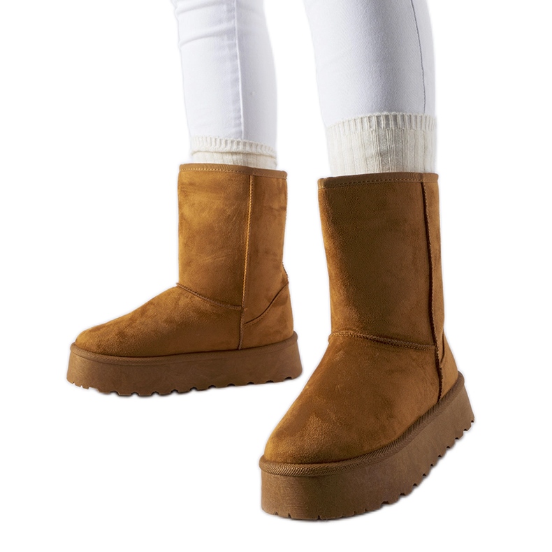 Smeđe visoke čizme za snijeg Summit smeđa