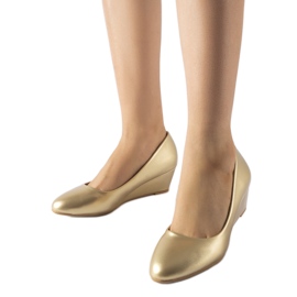 Niske balerinke Golden Houston zlatni