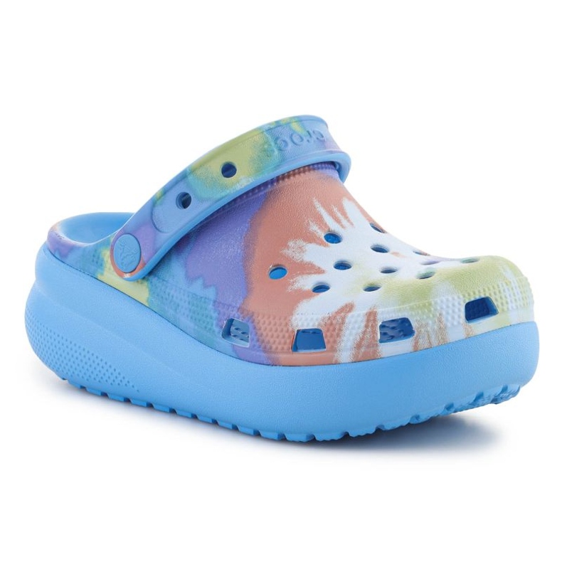 Crocs Classic Tie Dye Cutie Clog 208083-4KT pjenaste papuče plave plava