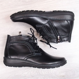 Helios W H612-2A izolirane kožne čizme, crne crna