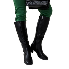 Crne čizme s ukrasnom Sydney kopčom crna