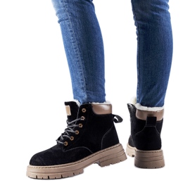 Crne radničke čizme s laganom izolacijom marke Stevens crno