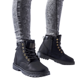 Crni izolirani klasični Leonardo radnici crna