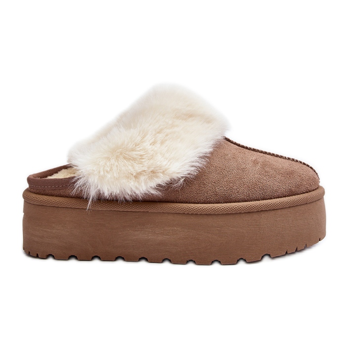 Kaki Starlyn ženske čizme za snijeg s debelim potplatom bež