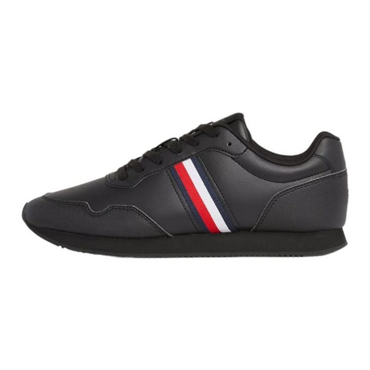 Tommy Hilfiger Core Lo Runner Pu M cipele FM0FM048340GQ crno