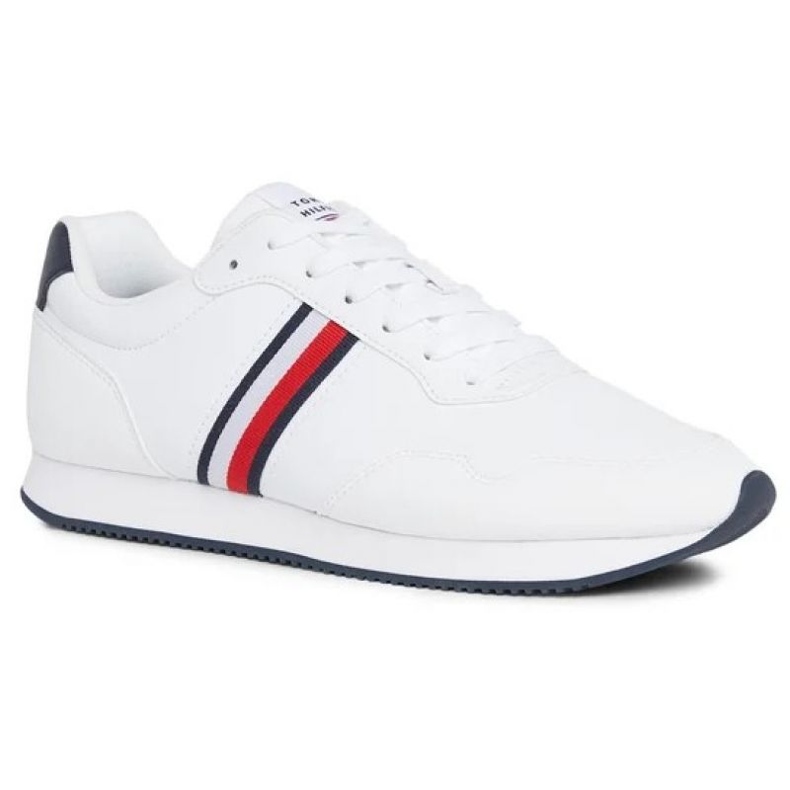 Tommy Hilfiger Core Lo Runner Pu M cipele FM0FM048340K9 bijela
