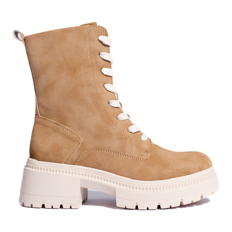 W. Potocki Potocki gležnjače na vezanje u obliku deve smeđa