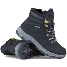 Ženske visoke treking cipele, crne crna