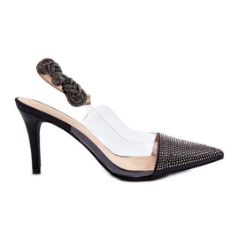 D&amp;A MR1966-11 Ukrašene visoke pete, crne crna