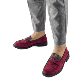 Bordo mokasinke s kamenčićima iz Ippolita crvena