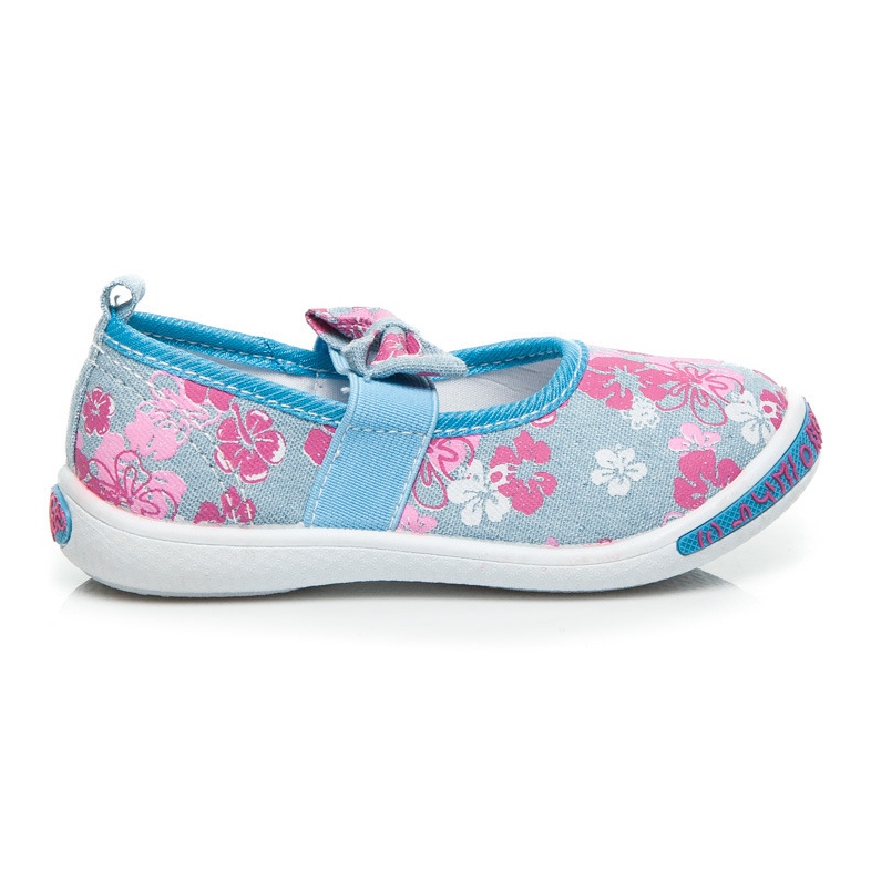 Miss Balerina s mašnom plava