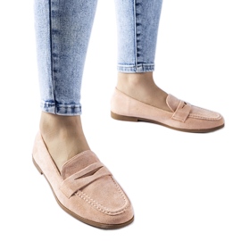 Ružičaste Medford mokasine od eko antilop kože ružičasta