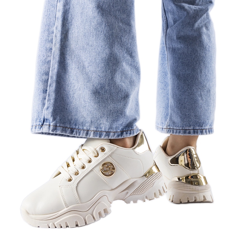 Bež tenisice s masivnim Arpaia potplatom