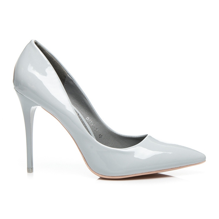 Queen Bee Lakirane visoke potpetice Passion siva