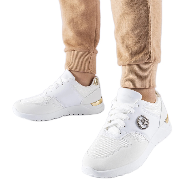 Bijele Almenno sportske tenisice bijela