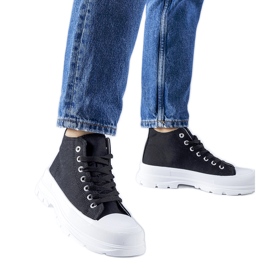 Crne visoke Herndon tenisice crna