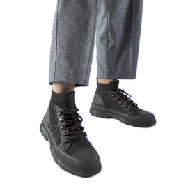 Zelene visoke platnene tenisice marke Casalma zelena