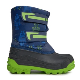 Crne čizme za snijeg Lee Cooper LCJ-23-44-2006K NAVY/FUCHSIA crna