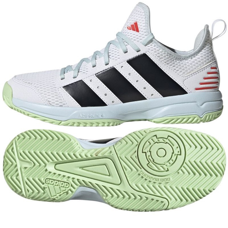 Adidas Stabil Jr ID1137 tenisice za rukomet bijela