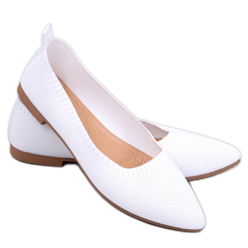 Kreiss Bijele ažur balerinke bijela