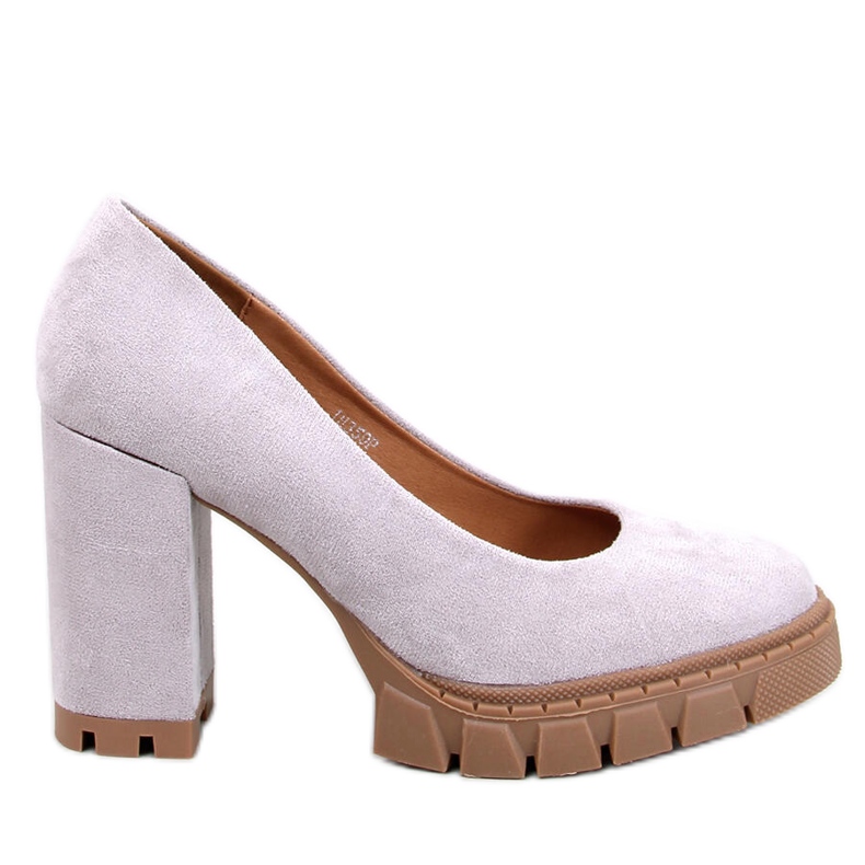 Angela Grey cipele s visokom petom i platformom siva