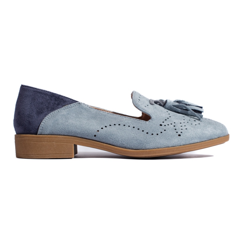 DASZYŃSKI Ažurirane sive antilop mokasine Daszyńskog siva