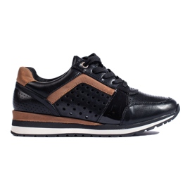 Daszyński crne ažur ženske tenisice crna