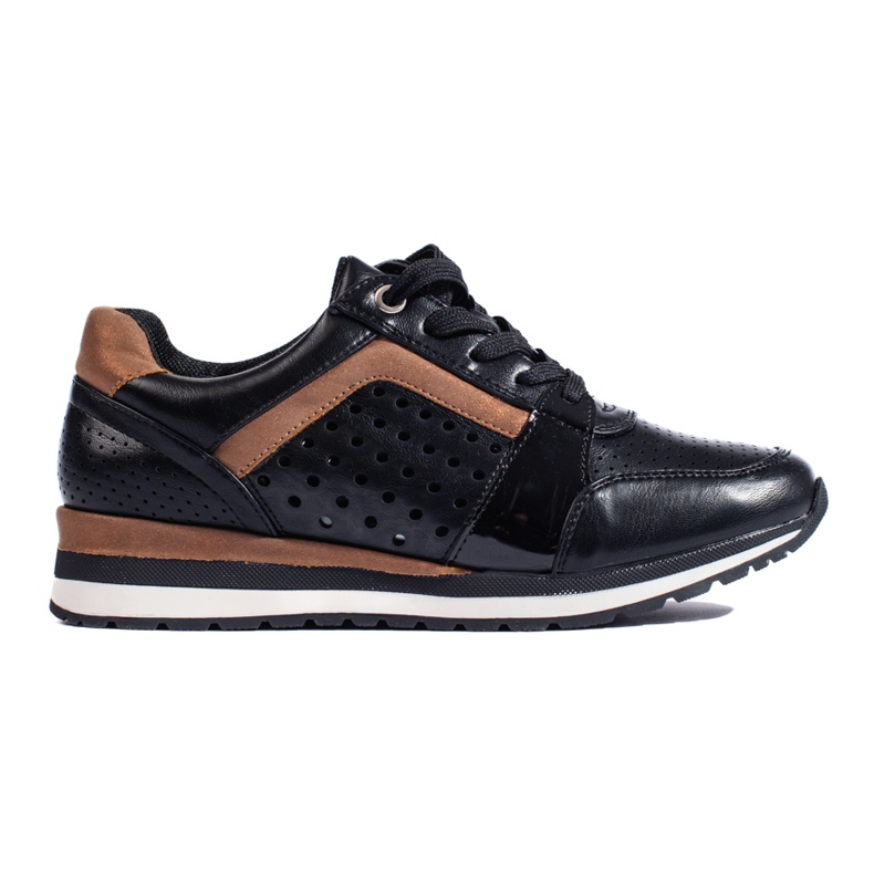 Daszyński crne ažur ženske tenisice crno