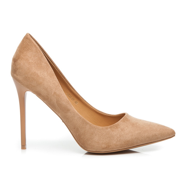 Proljetne visoke potpetice VICES smeđa