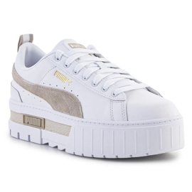Puma Mayze Lth platform W cipele 381983-02 bijela