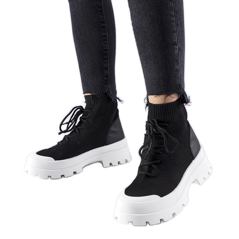 Crne visoke tenisice Éric crno