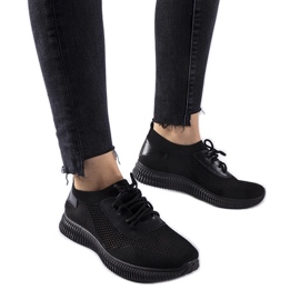 Crne ažurne Pierantonio tenisice crna