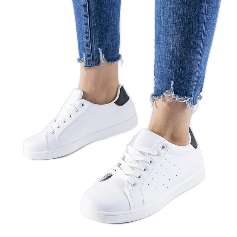 Bijelo-crne Bourassa tenisice bijela