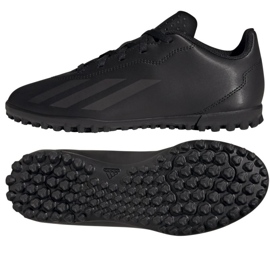 Adidas X CRAZYFAST.4 Tf Jr IE4084 cipele crna