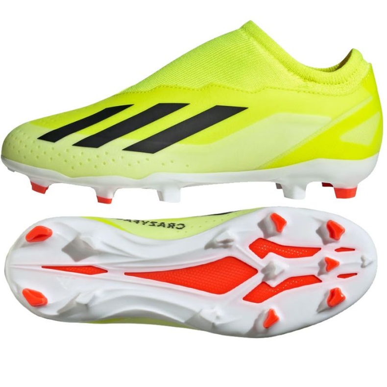 Adidas tenisice X Crazyfast League Ll Fg Jr IF0689 žuta boja
