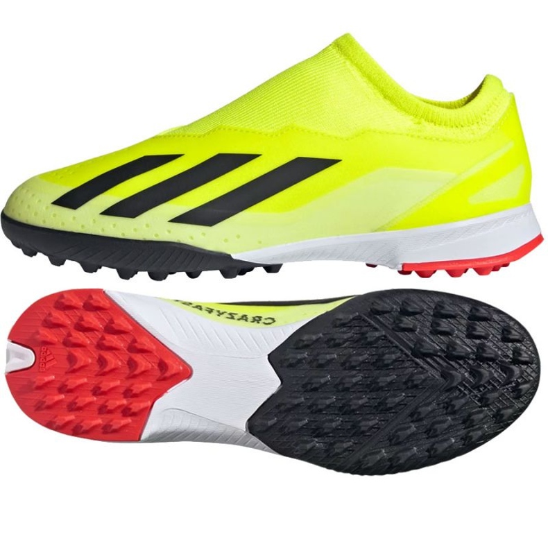 Adidas tenisice X Crazyfast League Ll Tf Jr IF0686 žuta boja