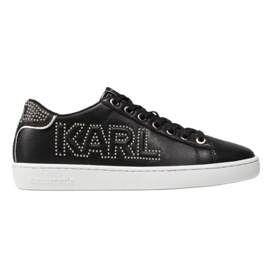 Karl Lagerfeld Cipele Karl Lagefeld Kupsole Ii Karl Mikrostud Logo W KL61221 crna