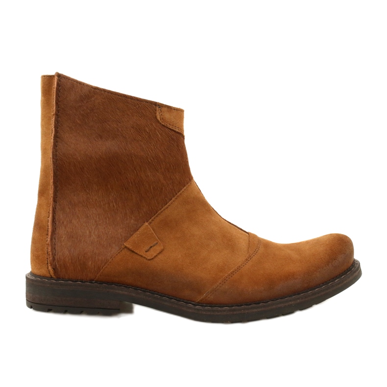 Olivier Kožne muške čizme 553KZ crvene smeđa