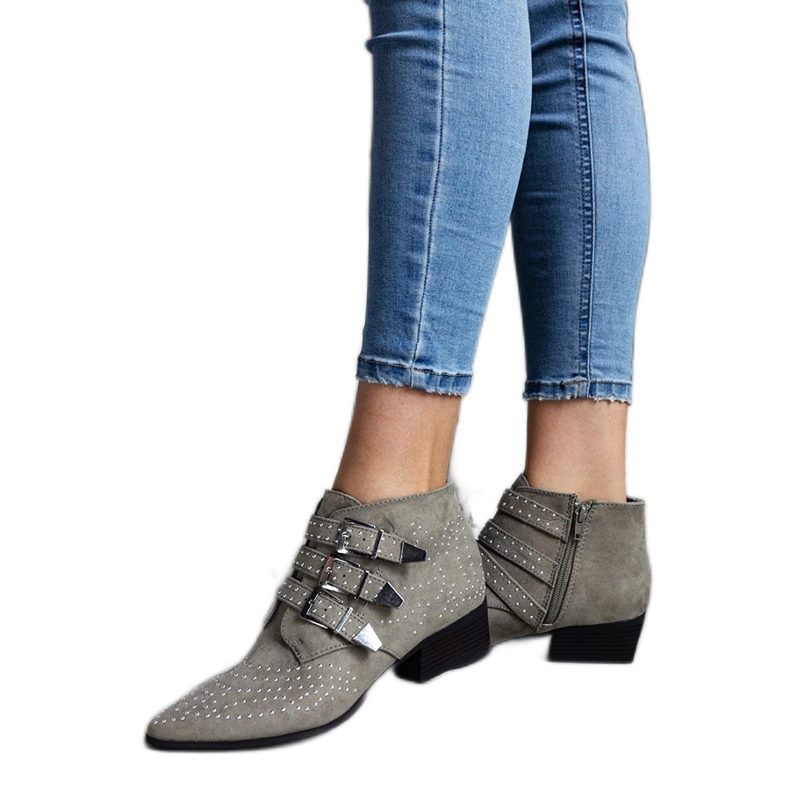 Zelene ukrasne gležnjače na nisku petu Forever zelena