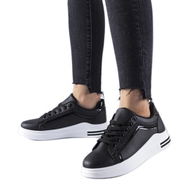 Crne Mayfield tenisice s platformom crna