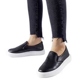 Crne perforirane Fulda tenisice crna