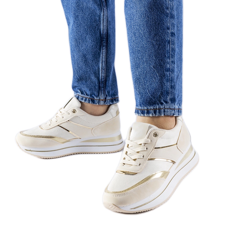 Bež tenisice na Nutter platformi