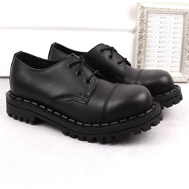 Gregor W GRE1206A kožne čizme, crne crno