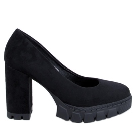 Angela crne cipele s visokom petom i platformom crna