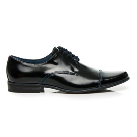 Lucca Kožne cipele sa sjajem crna