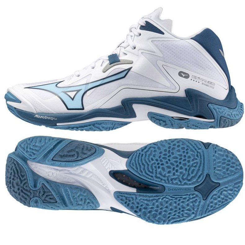 Tenisice za odbojku Mizuno Wave Lightning Z8 Mid M V1GA240521 bijela