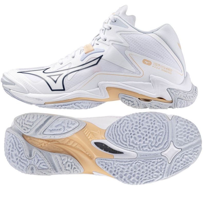 Mizuno Wave Lightning Z8 Mid W tenisice za odbojku V1GC240535 bijela