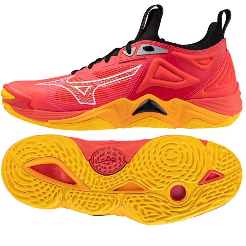 Mizuno Wave Momentum 3 M V1GA231204 tenisice za odbojku crvena